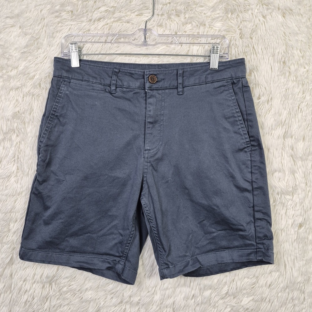 Katin‎ Court Shorts Mens 30 Slate Blue Grey Cotton Stretch Chino Walking Shorts